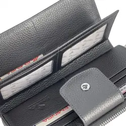 Кошелек женский кожаный Eminsa 2149 32-39 серебряный