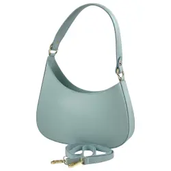 Сумка жіноча шкіряна Genuine Leather 854500025 блідо-бірюзова