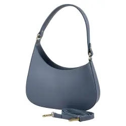Сумка женская кожаная Genuine Leather 854500025 голубая