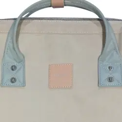 Рюкзак Himawari 1881-27 шампань із блакитною кишенею