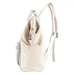 Рюкзак Himawari 1881-27 шампань із блакитною кишенею