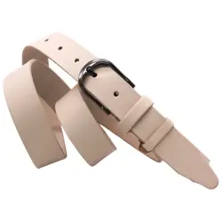 Ремень женский кожаный Кремень 05.35.00.33 молочный 130 см