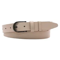 Ремень женский кожаный Кремень 05.35.00.33 молочный 130 см