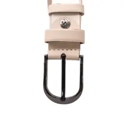 Ремень женский кожаный Кремень 05.35.00.33 молочный 130 см