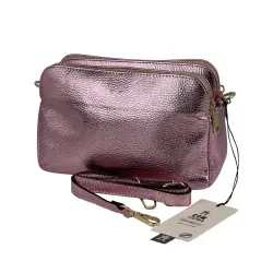 Сумка женская кожаная Genuine Leather 05931 DL82 розовая