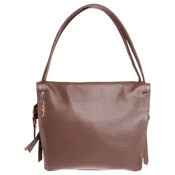 Сумка жіноча шкіряна Tony Bellucci 0319-213 світло-коричнева