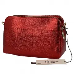 Сумка жіноча шкіряна Genuine Leather 05931 DL58 червона