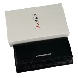 Гаманець жіночий шкіряний Karya 1101-45 чорний