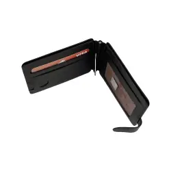Кошелек-зажим для денег мужской кожаный Eminsa 1124 18-3/19-3 темно-коричневый