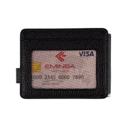 Кошелек-зажим для денег мужской кожаный Eminsa 1124 18-3/19-3 темно-коричневый