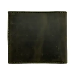 Кошелек мужской кожаный Karya 0458-35 хаки (кожа Crazy Horse)