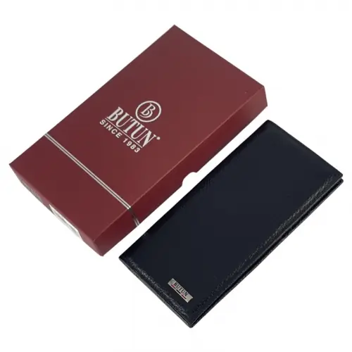 Портмоне чоловіче шкіряне Butun 129-004 001 чорне 