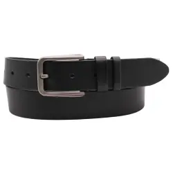 Ремень мужской кожаный Кремень 01.40.00.247 черный 110 см