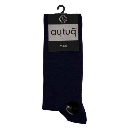 Шкарпетки чоловічі Aytug Bambu 24037 темно-сині Size 41-45