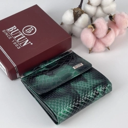 Кошелек женский кожаный Butun 590-014 009 изумрудный