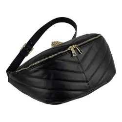 Сумка крос-боді жіноча шкіряна Genuine Leather 1035 чорна