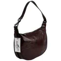 Сумка жіноча шкіряна лакована Bags4Life 55612 бордова