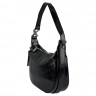 Сумка женская кожаная лакированная Bags4Life 55612 черная