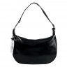 Сумка женская кожаная лакированная Bags4Life 55612 черная