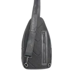 Сумка чоловіча шкіряна через плече Tony Bellucci T5220-1 чорна