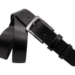 Ремінь чоловічий шкіряний Кремінь 01.35.00.221 чорний 115 см