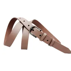 Ремінь жіночий шкіряний Кремінь 05.25.00.88 бежевий 120 см