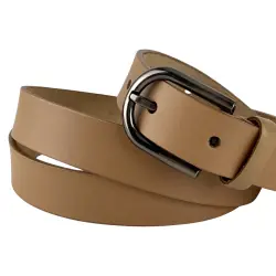 Ремінь жіночий шкіряний Кремінь 05.25.00.53 110 см карамель