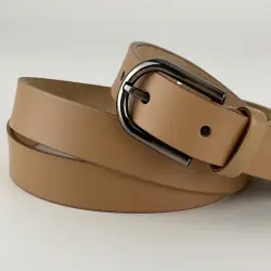 Ремінь жіночий шкіряний Кремінь 05.25.00.53 110 см карамель