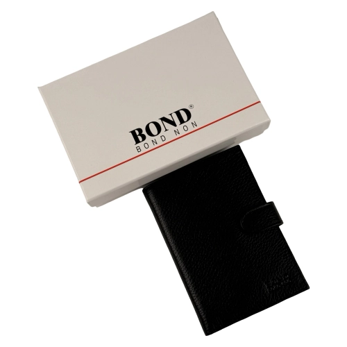Кошелек мужской кожаный Bond Non 509-281 черный