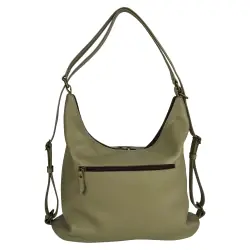 Сумка женская кожаная Vittorio Safino VSL 190 оливковая