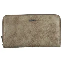 Гаманець жіночий шкіряний лакований Karya 1072-571 екрю