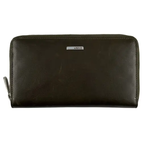 Гаманець жіночий шкіряний Karya 1072-617 оливковий