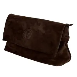 Сумка-конверт женская замшевая Vittorio Safino VSL 188 коричневая