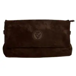 Сумка-конверт женская замшевая Vittorio Safino VSL 188 коричневая