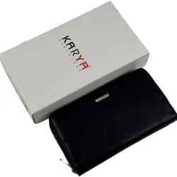 Гаманець жіночий шкіряний Karya 1072-620 чорний