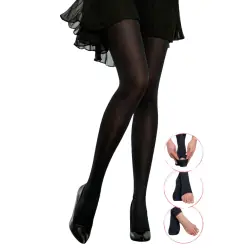 Колготки жіночі з носочком, що відкривається Penti Pratik 70 DEN 500 чорні Size 2-M