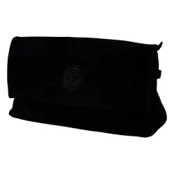 Сумка-конверт женская замшевая Vittorio Safino VSL 188 черная