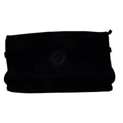 Сумка-конверт женская замшевая Vittorio Safino VSL 188 черная