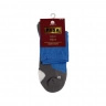 Носки женские Pasa Exclusive Cotton 015 бело-серо-голубые Size 36-40