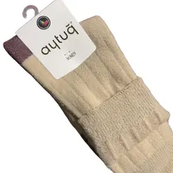 Носки женские Aytug 48002 высокие светло-коричневые Size 36-40