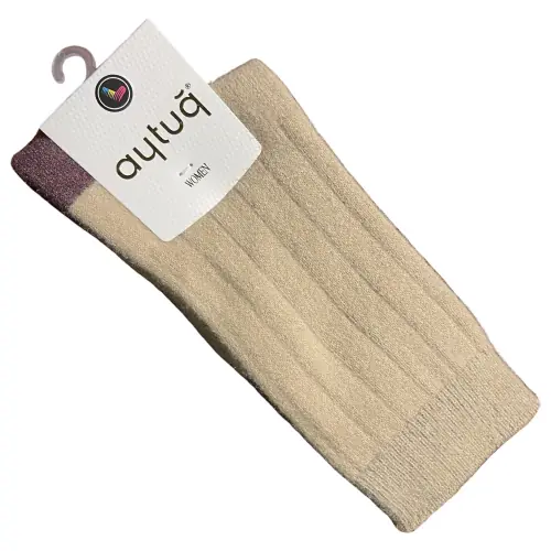 Носки женские Aytug 48002 высокие светло-коричневые Size 36-40