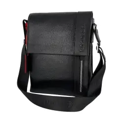 Сумка чоловіча шкіряна Eminsa 6044 37-1 чорна