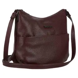 Сумка жіноча шкіряна Tony Bellucci 0072-1905 бордова