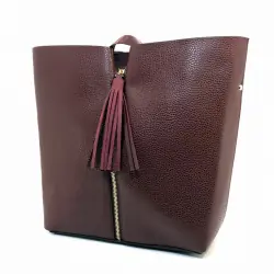 Сумка жіноча Vienca B1759 бордова