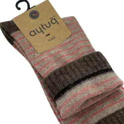 Носки женские Aytug 45023 Lambswool высокие бежевые Size 36-40