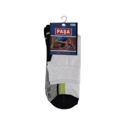 Носки мужские Pasa 030 бело-черно-серо-салатовые Size 39-42