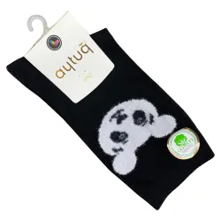 Носки женские Aytug Cotton 41080 высокие черные Size 36-40