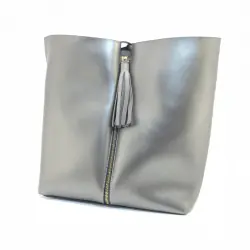 Сумка жіноча Vienca B1759 срібна