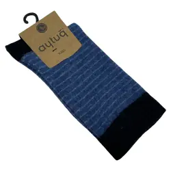 Носки женские Aytug 45023 Lambswool высокие синие Size 36-40