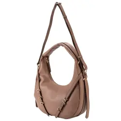 Сумка-хобо жіноча шкіряна Tony Bellucci 0953-205 пудра